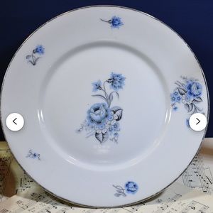 Set of 4 Antique French Limoges Porcelain Vintage French Plates
